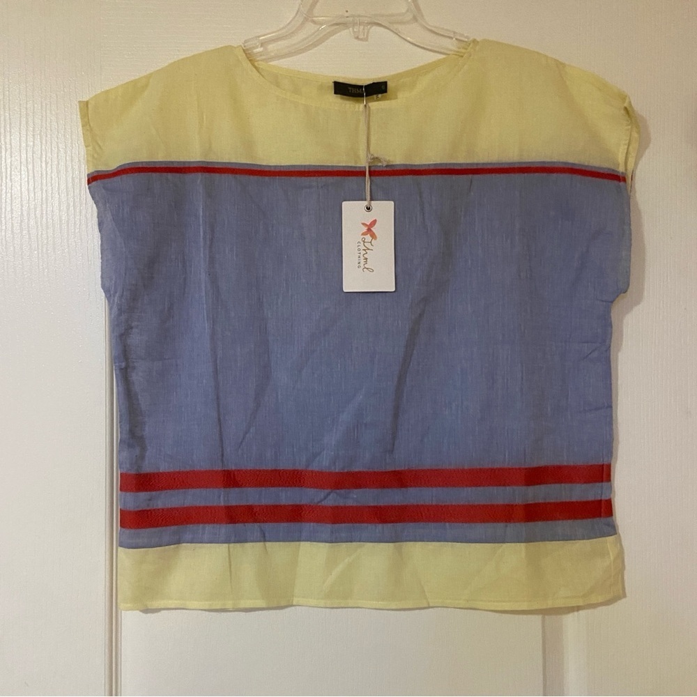 THML Yellow and Blue Top